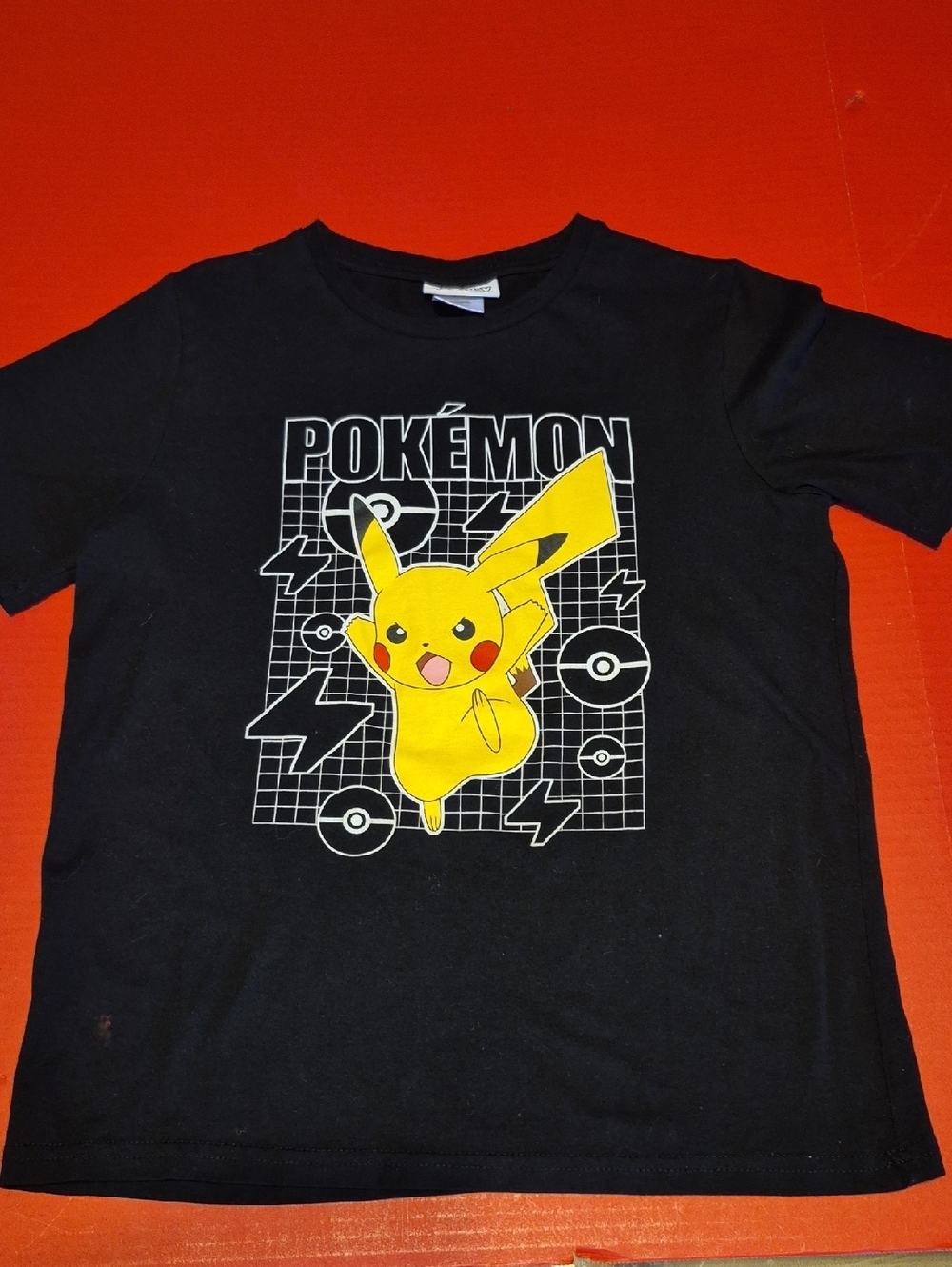 POKÉMON Pikachu Black Graphic Tee